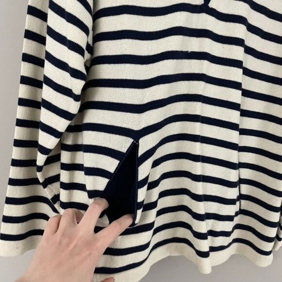 Current Elliott Elsie Striped Nautical Preppy Sailor Sweater Size 2 (US 6) - Picture 5 of 6